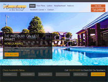 Tablet Screenshot of amesbury-apartments.com